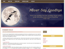 Tablet Screenshot of never-say-goodbye.com